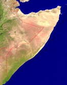 Somalia Satellit + Grenzen 950x1200